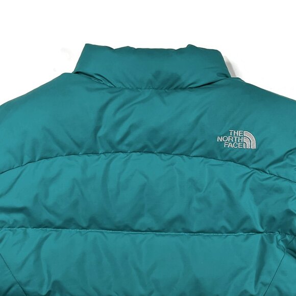 The North Face Womens Nuptse 2 Jacket Small Green 700 Down Winter Puffer Coat - Picture 8 of 14